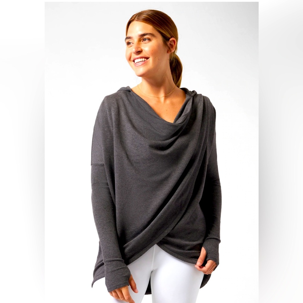 Athleta Purana Wrap Sweatshirt